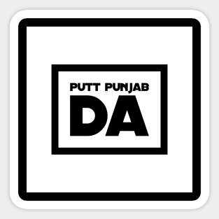 Putt Punjab Da Sticker